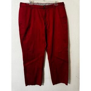 Onward Reserve Men's Pants‎ Flat Front Cranberry 36x30